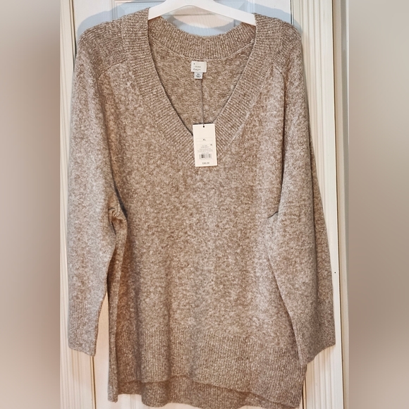 a new day Sweaters - A New Day, Womens Sweater, Tan, Sizes: XS,S,M,L,XL